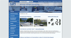 Desktop Screenshot of lueft.de